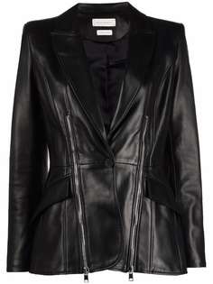 Alexander McQueen куртка с молниями