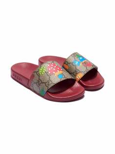 Gucci Kids сандалии с монограммой