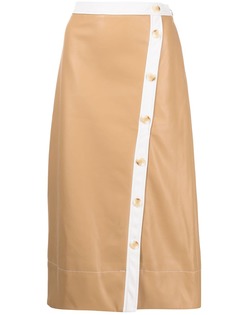 STAUD юбка миди на пуговицах