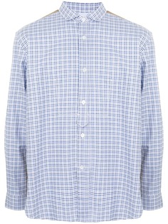 Junya Watanabe MAN рубашка с контрастными вставками