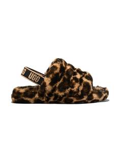 UGG Kids сандалии Fluff Yeah из овчины