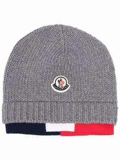 Moncler шапка бини с двойным краем