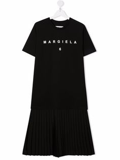 Maison Margiela платье-футболка с логотипом