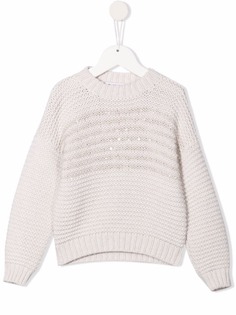Brunello Cucinelli Kids джемпер с пайетками
