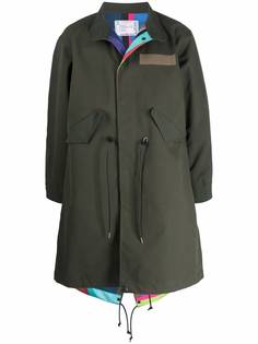 sacai однобортная парка