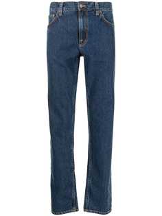 Nudie Jeans прямые джинсы средней посадки