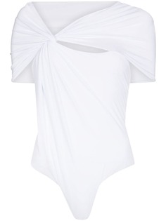 MAXIMILIAN боди Disco асимметричного кроя