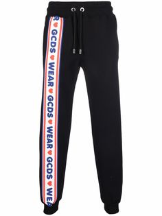 Gcds спортивные брюки с логотипом на лампасах