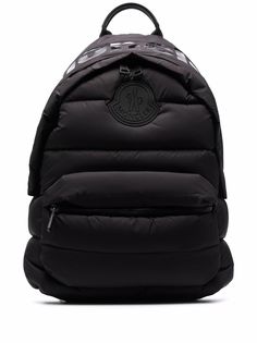 Moncler дутый рюкзак с нашивкой-логотипом
