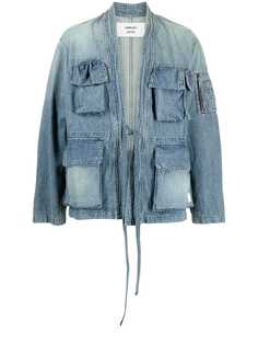 AMBUSH джинсовая куртка с карманами карго