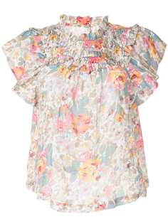 Sea блузка с короткими рукавами и цветочным принтом