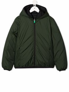 Save The Duck Kids двустороннее пальто с капюшоном