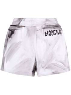 Moschino спортивные шорты с абстрактным принтом