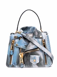 Moschino сумка в виде байкерской куртки