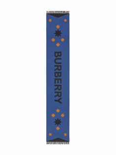 Burberry шарф с принтом