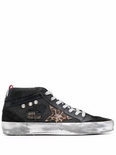 Golden Goose кеды Mid-Star с логотипом