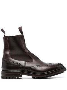 Trickers ботинки челси с брогированием Tricker's