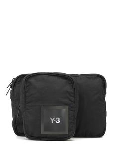 Y-3 нагрудная сумка с нашивкой-логотипом