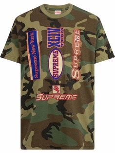 Supreme футболка с логотипом