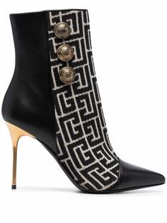 Balmain ботильоны Roni с монограммой