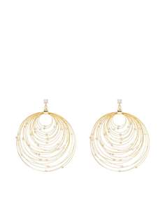 Rosantica многослойные серьги-кольца