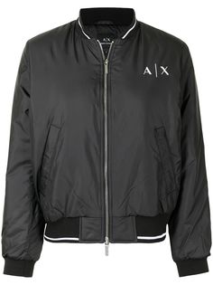 Armani Exchange бомбер Never Too Loud