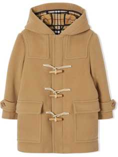 Burberry Kids двусторонний дафлкот