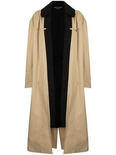 Comme Des Garçons Homme Plus тренч с шерстяной вставкой