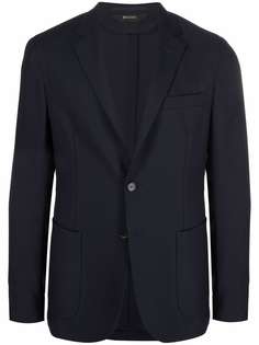 Z Zegna шерстяной однобортный блейзер