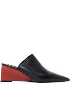 Jil Sander мюли с заостренным носком