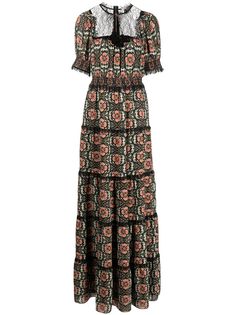 Alice+Olivia платье макси Lynley с цветочным принтом