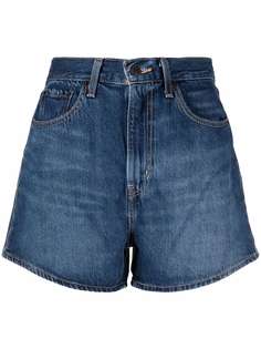 Levis джинсовые шорты А-силуэта с завышенной талией