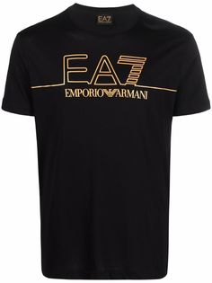Ea7 Emporio Armani футболка с логотипом