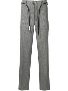 Marni прямые брюки в клетку