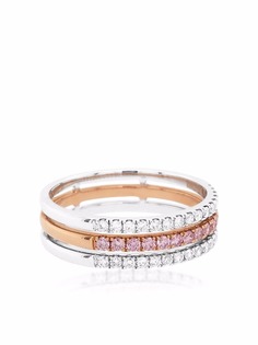 HYT Jewelry кольцо Argyle Pink из белого и розового золота с бриллиантами