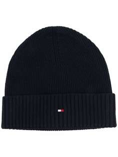 Tommy Hilfiger шапка бини в рубчик