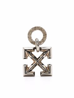 Off-White серьга с логотипом Arrows