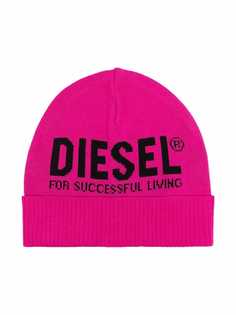 Diesel Kids шапка бини с логотипом