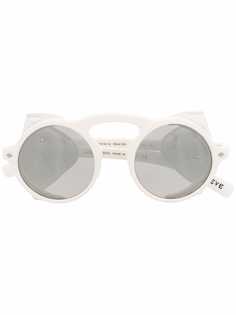 Giorgio Armani солнцезащитные очки с отделкой из искусственной кожи