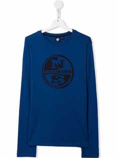 North Sails Kids футболка с логотипом