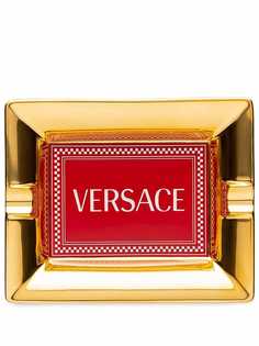 Versace фарфоровая пепельница с логотипом