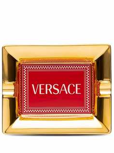 Versace фарфоровая пепельница с логотипом