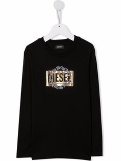 Diesel Kids футболка TSilyrsuc ML с логотипом