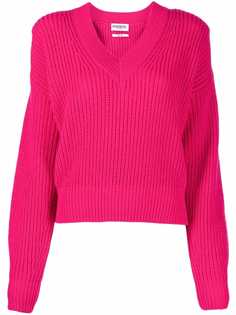 Essentiel Antwerp джемпер в рубчик с V-образным вырезом