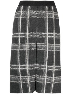 Thom Browne клетчатая юбка-карандаш