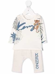 Kenzo Kids спортивный костюм с принтом