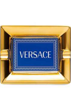 Versace фарфоровая пепельница с логотипом