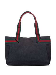 Gucci Pre-Owned сумка-тоут Sylvie с отделкой Web