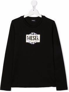 Diesel Kids футболка TSilyRSuc ML с логотипом