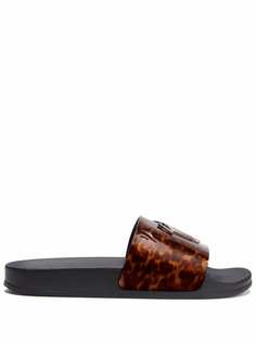 Giuseppe Zanotti шлепанцы Brett с логотипом